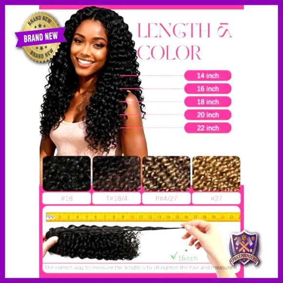 Human Hair Clip-In Extensions Jerry Curly 3B 3C Real Hair For Natural Styles